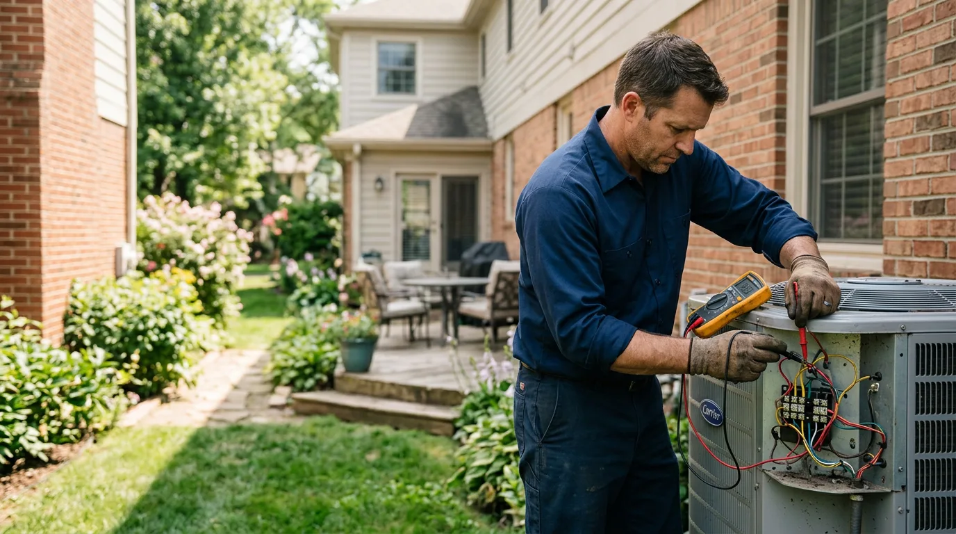 HVAC technician working near Philipp, MS